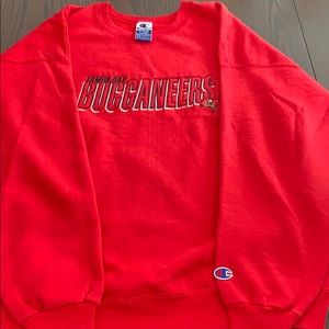 Champion buccaneers crew neck sweatshirt